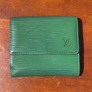 Louis Vuitton Epi bifold wallet, green